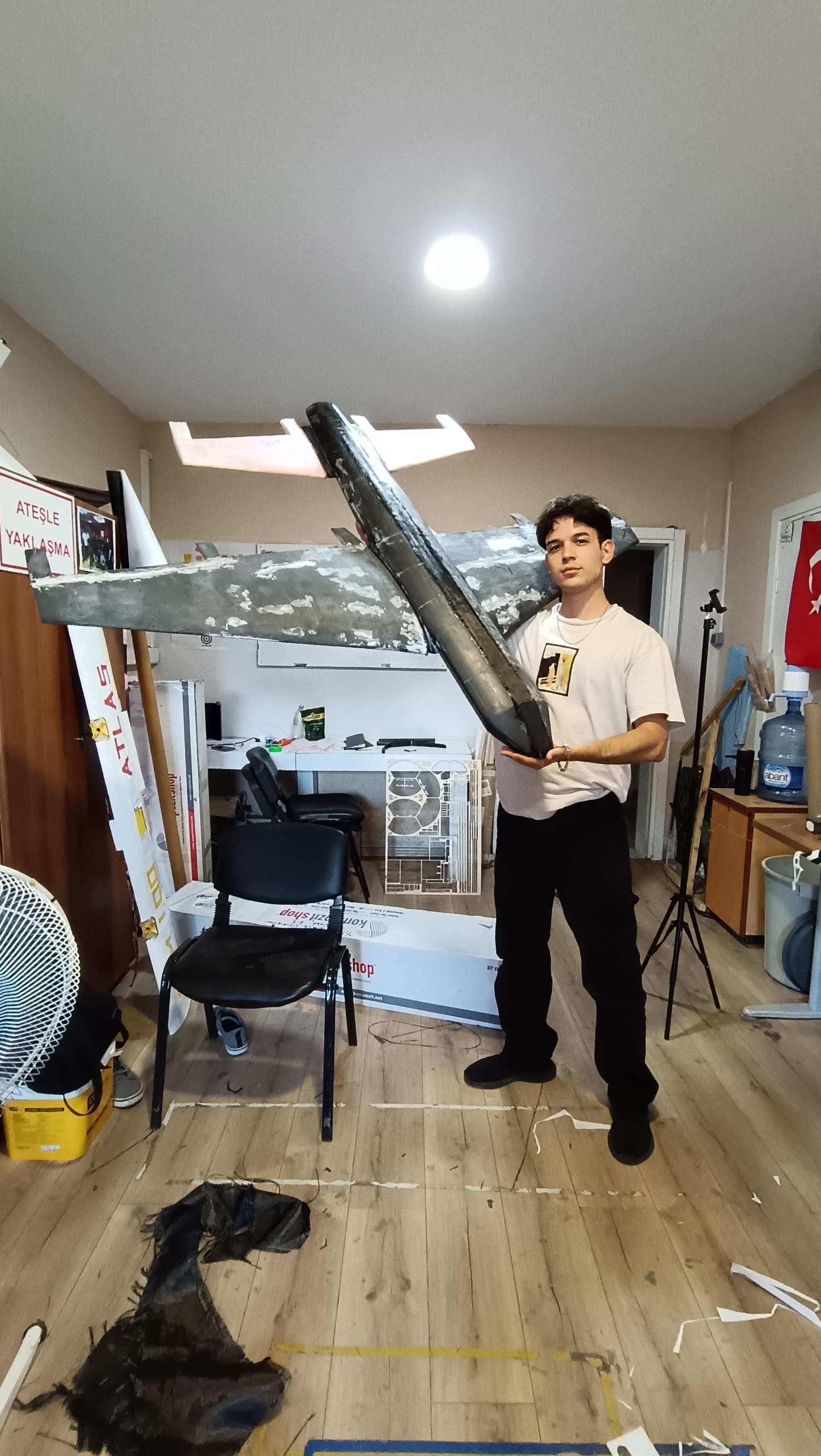 Me with carbon fiber plane