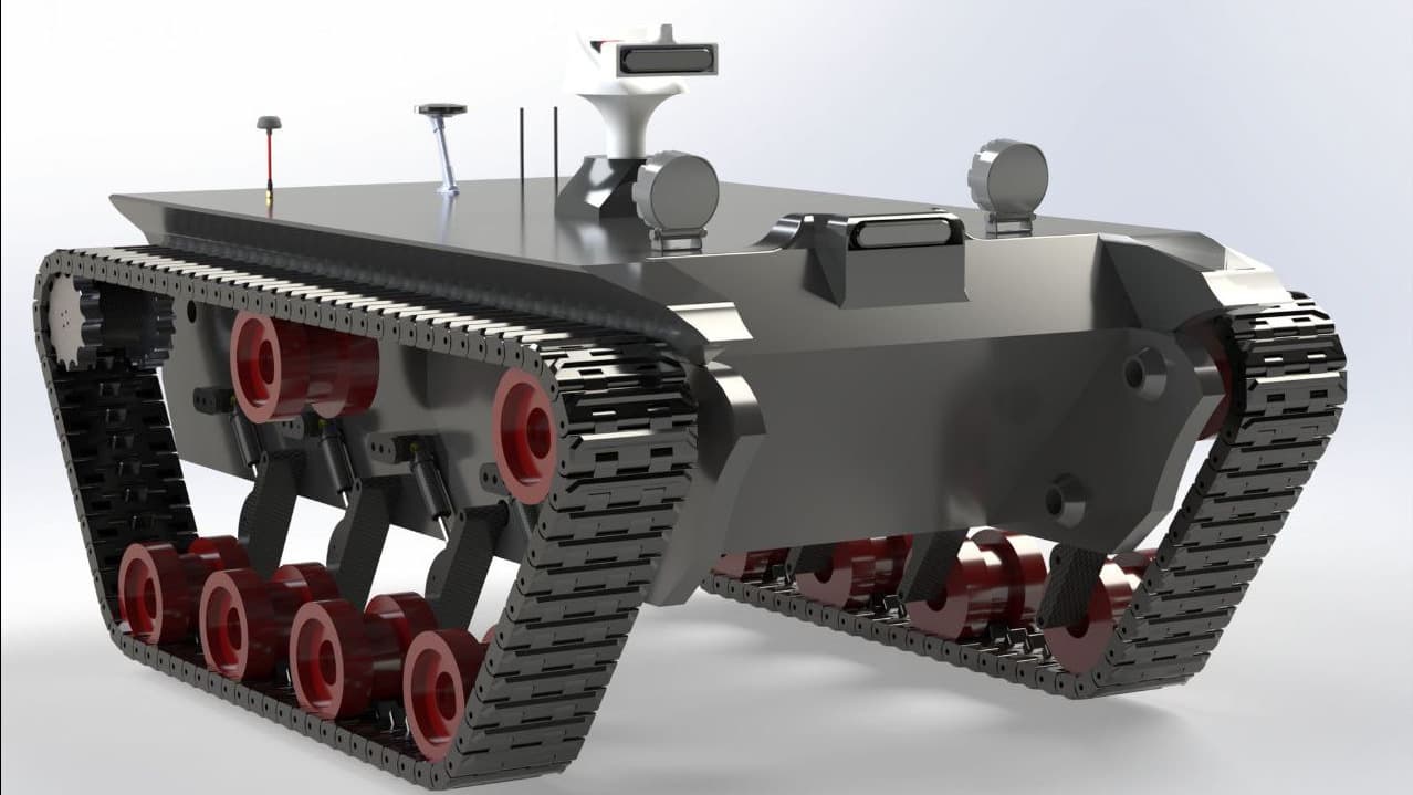 First CAD mock-up of the frame