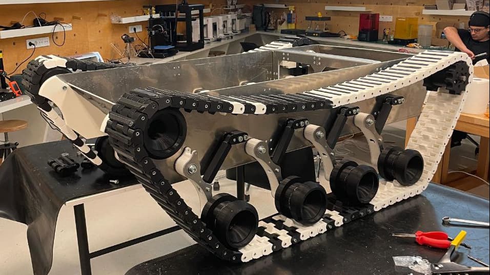 First day of chassis assembly